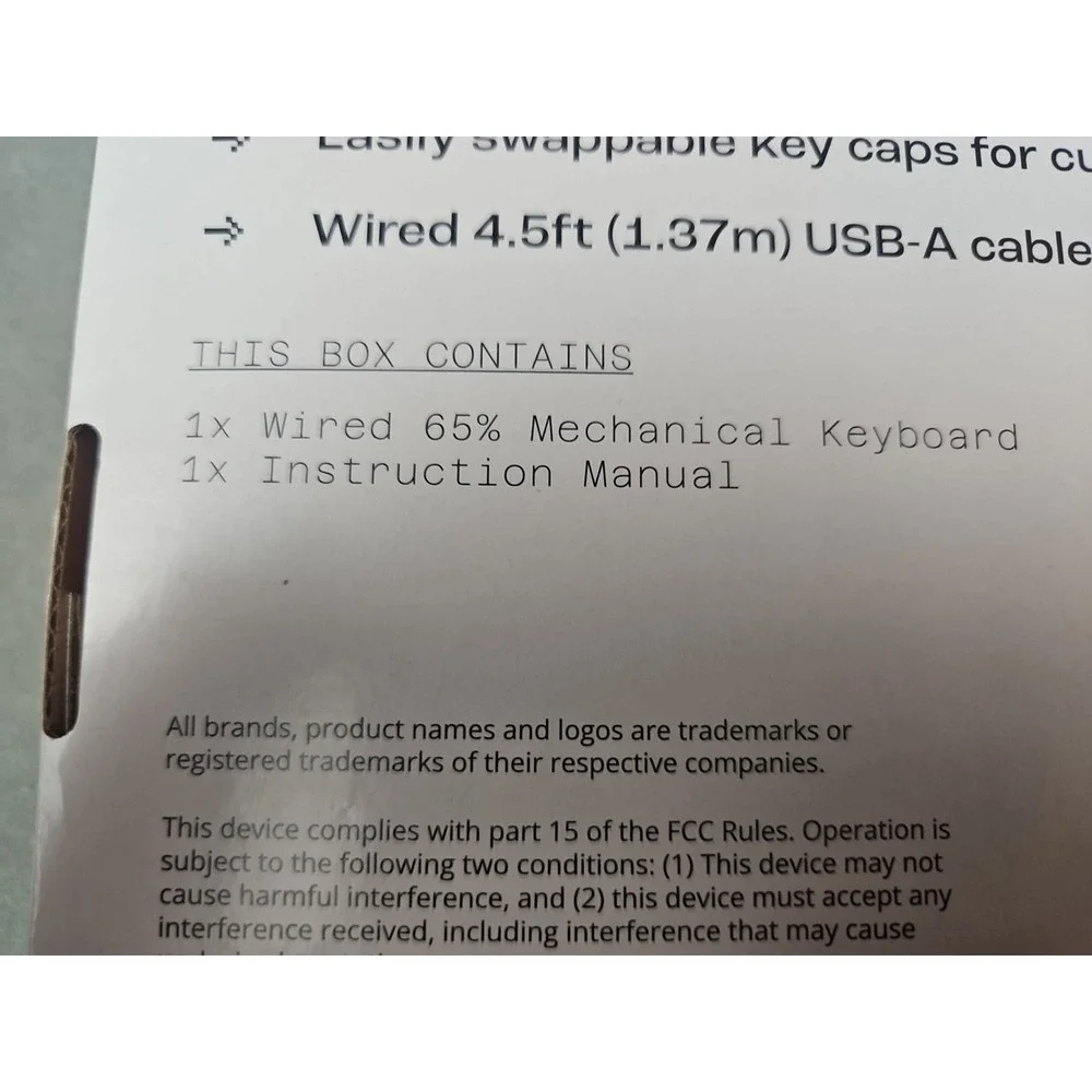 NORTH Compact Mechanical Keyboard 65% Wired Pink‎ LED Rainbow Lighting